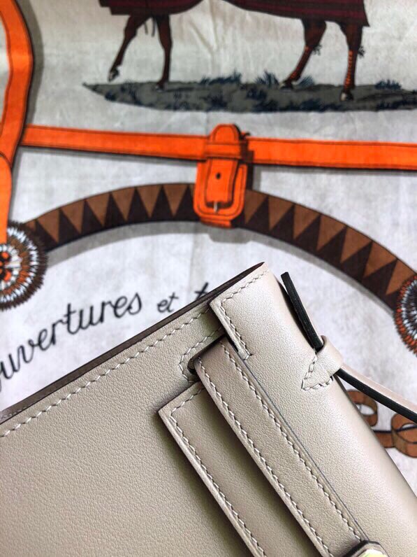 에르메스 미니 켈리백22 그리스 은장 스위프트